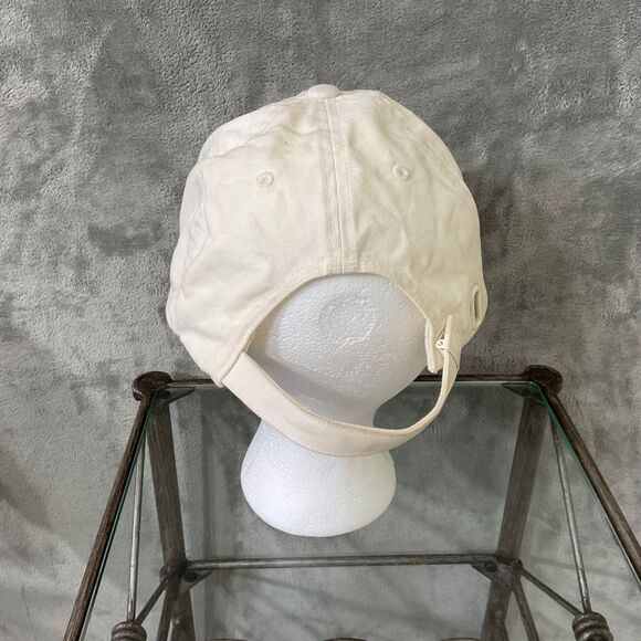 Tory Burch Logo Hat cotton baseball cap Tennis Pickleball White - Picture 4 of 14